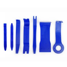 7 шт. жесткий пластиковый автомобильный Радио-панель для внутренней двери, клипса панели, Отделка приборной панели, набор инструментов для удаления открывания, набор инструментов для ремонта автомобиля DIY