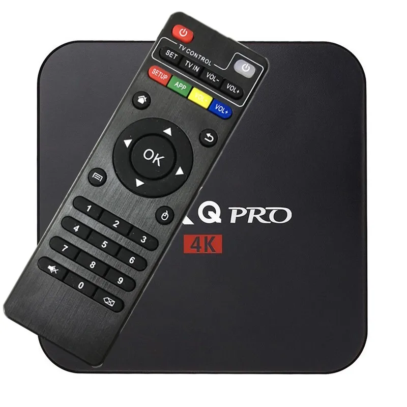 

MXQ PRO 4K Android 7.1 Smart TV Box RK3229 Quad Core 1GB RAM 8GB ROM 2.4G WiFi 4K Set Top Box Streaming Media Player PK X96 mini