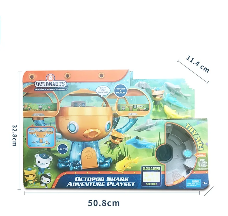 NEW Free shiping by SPSR 1 set new style original Octonauts Oktopod Splelset figure font b