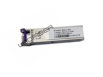 

LODFIBER E1MG-BXU-80 B-r-o-c-a-d-e Compatible 1000BASE-BX BiDi SFP 1490nm-TX/1550nm-RX 80km DOM Transceiver