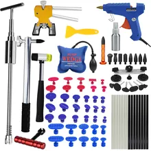 Ferramentas de PDR Para Kit de Instrumentos Do Carro Do Corpo Do Carro Kit de Reparação Dent Remoção extrator Dent Lifter Tool Set Ventosa Para Mossas Carro