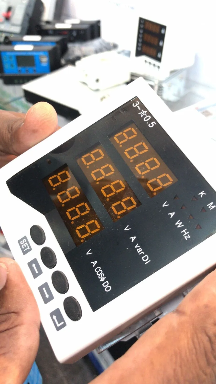 

both current and voltage Multi-functional intelligent monitor and control meter measuring energy with LEDdigital screen