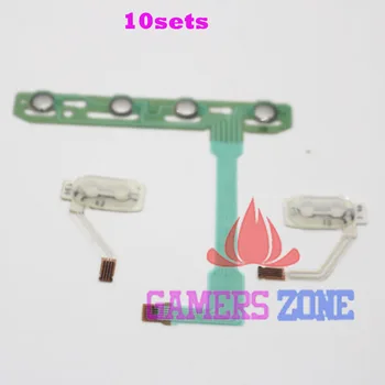 

10sets For PSP Go PlayStation Portable Volume Button Sensor Cable & Left Right Conductive Pad