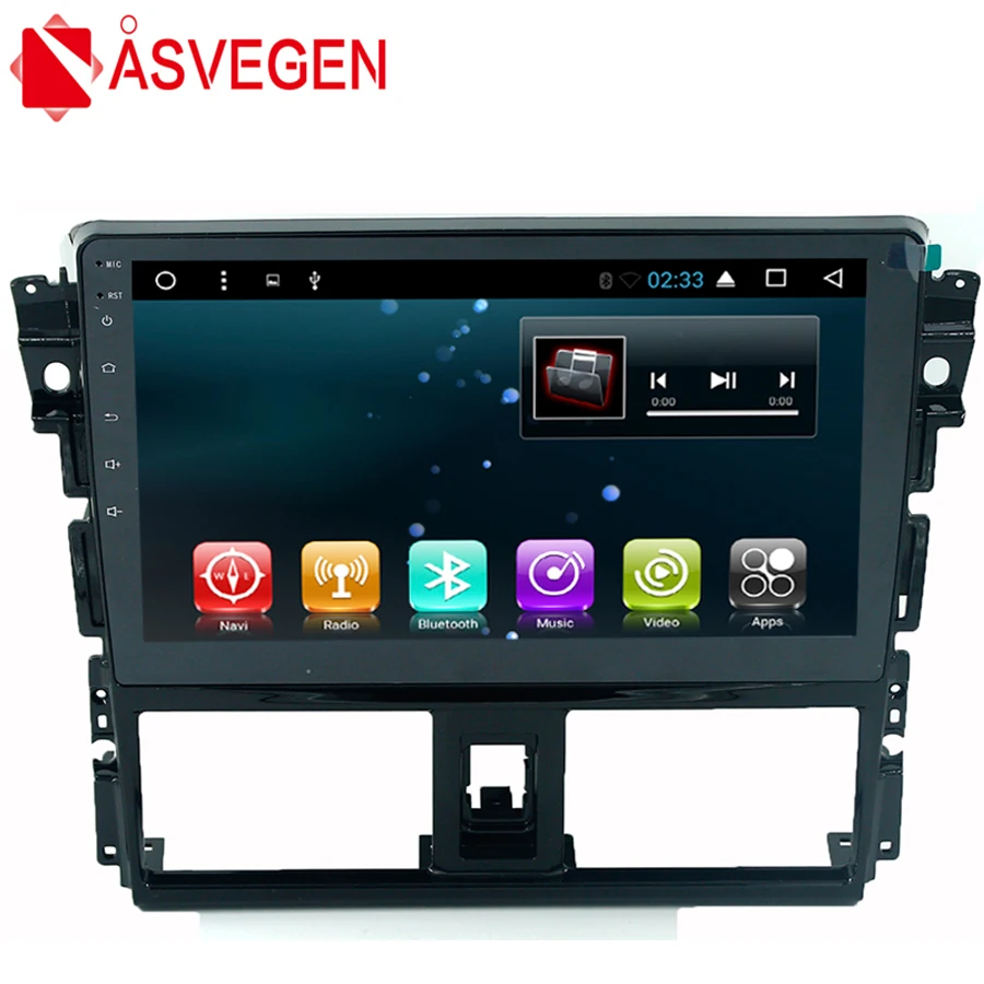 Asvegen 10.1 inch Android 6.0 Car Audio Stereo Bluetooth