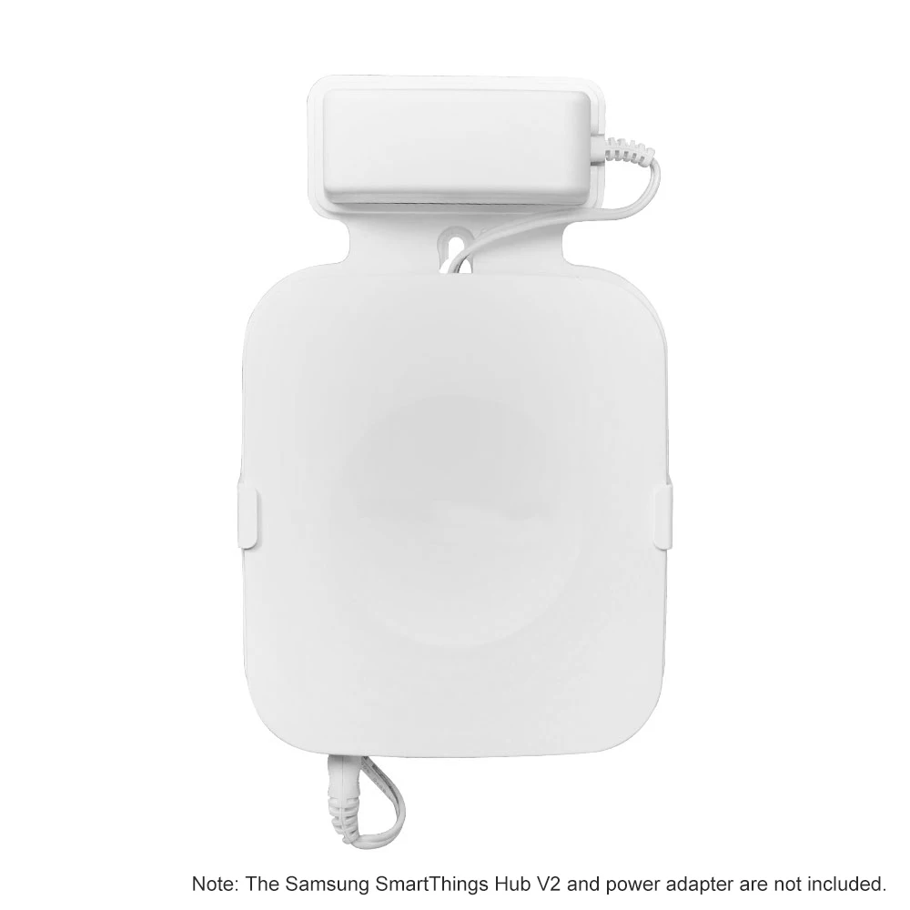 

White 1PCS Wall Mount for Samsung SmartThings Hub V2 Wall Holder Wall Bracket