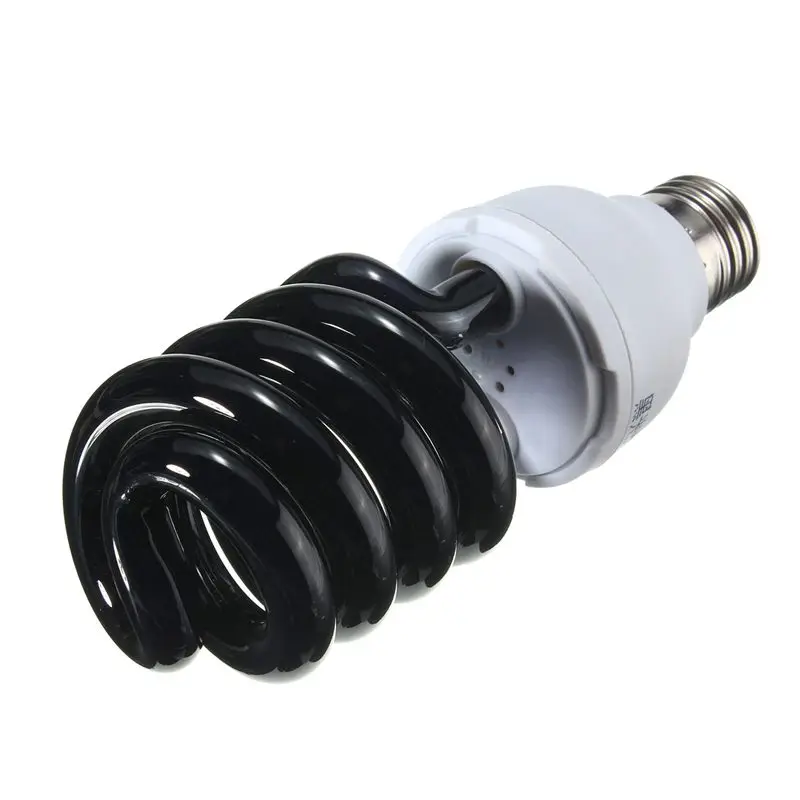 E27 УФ-светильник, ультрафиолетовая лампа, флуоресцентная лампа CFL 15 Вт 20 Вт 30 Вт, спираль Enegy, энергосберегающий черный светильник, фиолетовый светильник ing 220 В-нм