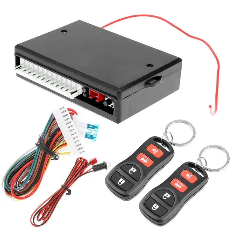 

Universal Car Remote Central Door Lock Keyless System Car Alarm Systems Keyless Entry System Central Locking With Remote Control
