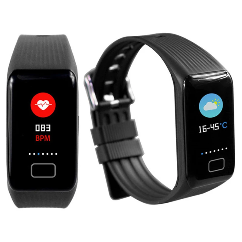 

2018 New X1Plus Colorful Screen Smart Bracelet Blood Pressure Blood Oxygen Heart Rate Monitor Weather Report Activity Smart Band