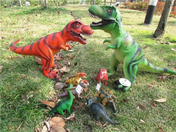 Большой размер 65 см динозавр игрушка фигурки тираннозавр рекс мягкие животные модель игрушка для мальчиков для детей подарок на день рождения