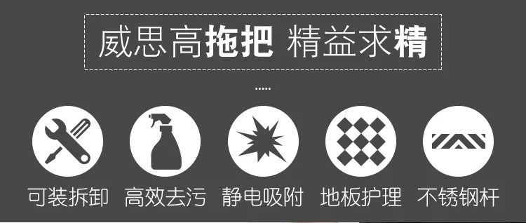 GUANYAO швабры из синтетической ткани, ручные швабры из нержавеющей стали для обезвоживания, круглые швабры для уборки полов