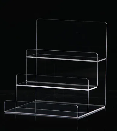 3 Layer Acrylic Clutch Bag Wallets Jewelry Accessories Display Holder Stand Retail Shop Display