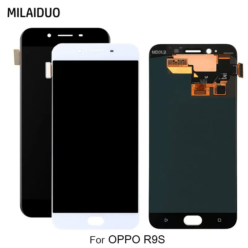 

TFT LCD Display For OPPO R9S Touch Screen Digitizer Full Assembly Replacement No Frame 5.5 inch 100% Tested