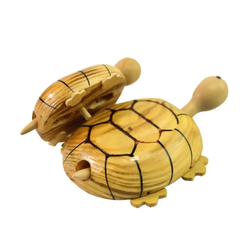 Wooden Carved Squirrel Animal Model Woodcraft Toy Boys Girls Xmas Gift Decor S