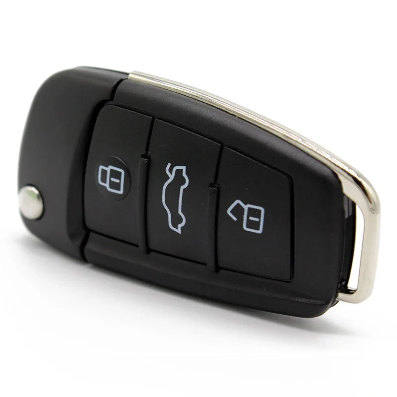 Модный Автомобильный ключ Usb флэш накопитель 100% реальная емкость Audi Key 8 ГБ 16 32 64 4