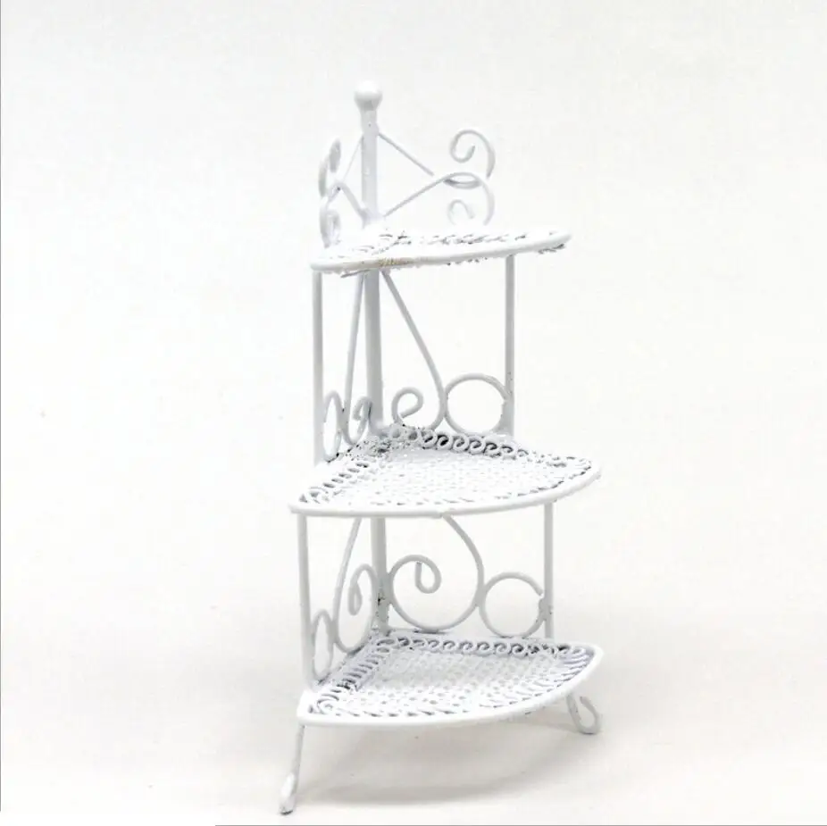 

1:12 dollhouse miniature toy mini furniture mini metal shelf