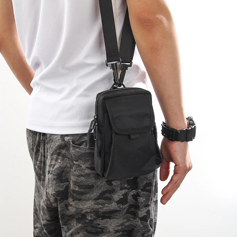 Высококачественная Мужская водонепроницаемая нейлоновая поясная сумка для путешествий, сумка для отдыха и путешествий, сумка для мужчин и женщин, мини сумка на плечо для прогулок и верховой езды