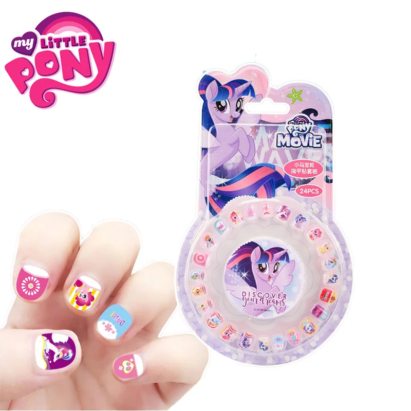 Новые игрушки My Little Pony ПВХ наклейки пони упаковка детские для ногтей девочек