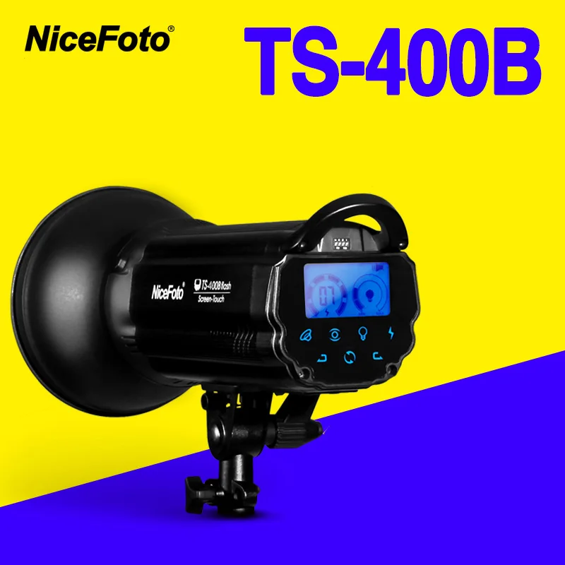 

NiceFoto TS-400B 400W Studio Flash 2.4GHz built-in receiver TS400B Professional Studio photography studio light lamp