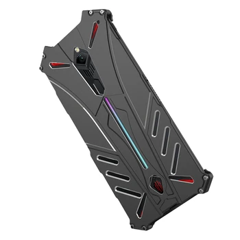 

R-JUST Alloy Phone Case For Zte Nubia Red Magic 3 Diablo Rojo 3 Metal Armor Case MAGIC 3S Protective Cover Batman Bumper Funda