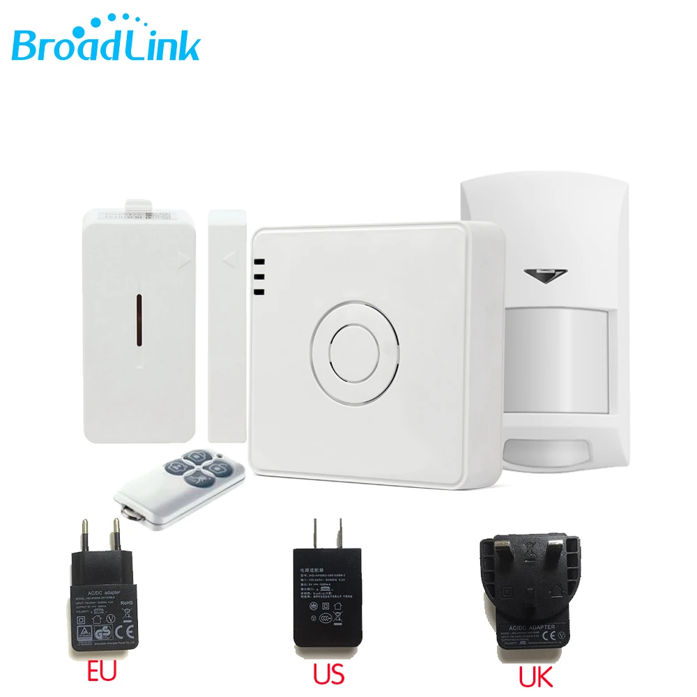 Broadlink новый дизайн S2 хаб безопасности костюм охранной сигнализации детектор