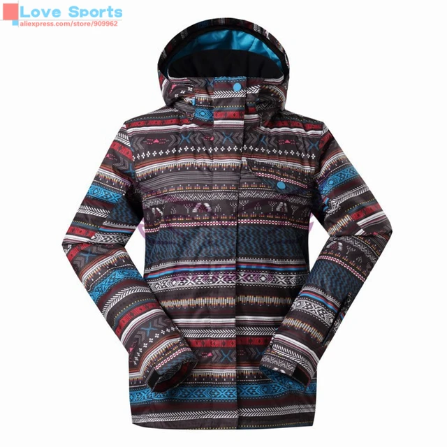 Cheap Newest High Quality Winter Snowboard Skiing Jackets Women Snowboarding Ski Coat Thick Outwear Warm Waterproof Coat