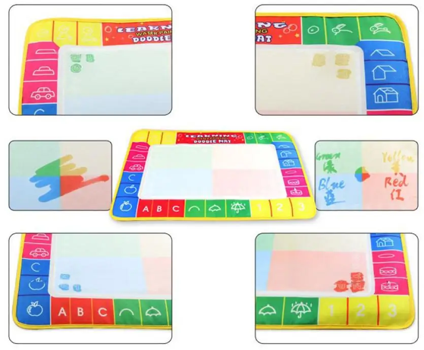 2016-New-29X19cm-Children-baby-toy-Water-Drawing-Painting-Writing-Mat-Board-Magic-Pen-Doodle-Toy (5)