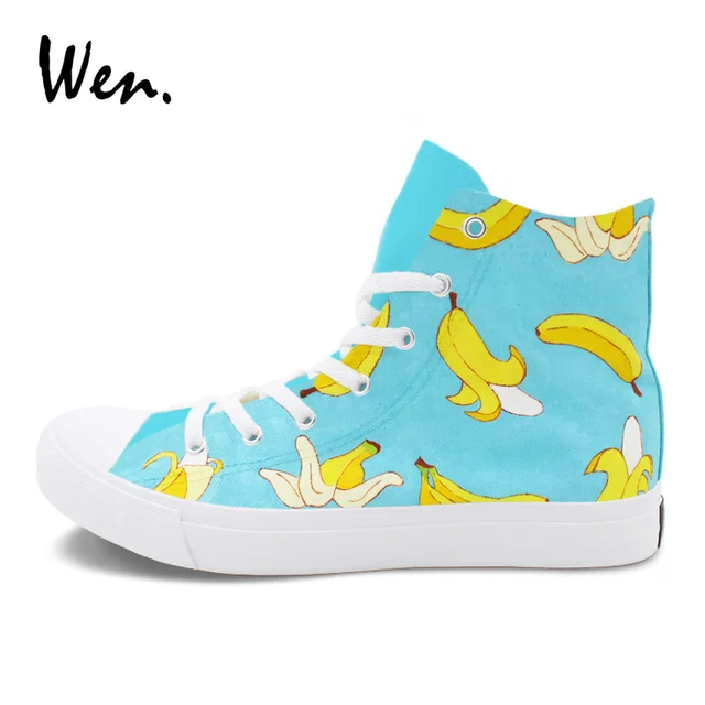 womens Skateboarding Shoes Canvas banana leaves Sport Sneaker womens Skateboarding Shoes Canvas banana leaves Sport Sneaker