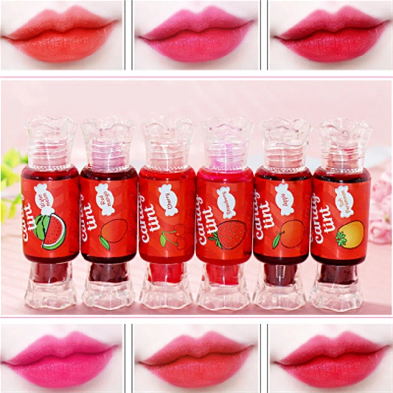 

1Pcs Fruit-Flavored Lip Gloss Candy Nourishing Lip Glaze Liquid Lipstick Long-Lasting Moisturizing Make Up Cosmetic for Women