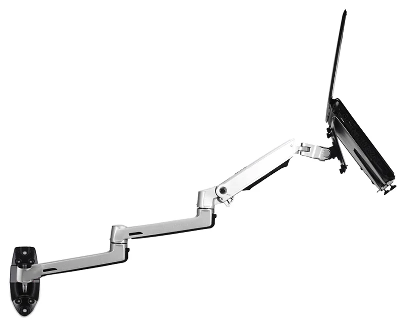 Suporte do Portátil de Montagem na Parede Mecânica de Alumínio Braço Ultra Longo Mola Movimento Completo Portátil Montagem Monitor Titular Lapdesk Xsj8013wt - Imagem 2