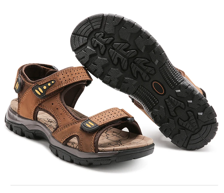 K-TUO Новое поступление мужские весенние прогулочные Уличная обувь для мужчин спортивные летние кроссовки для прогулок сандалии из натуральной кожи KT-1518