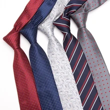 Männer Krawatte 7 cm dünne krawatten Herren Neue Mode Dot Krawatten Corbatas Gravata Jacquard Dünne Krawatte Geschäfts mann der Hochzeit kleid krawatten
