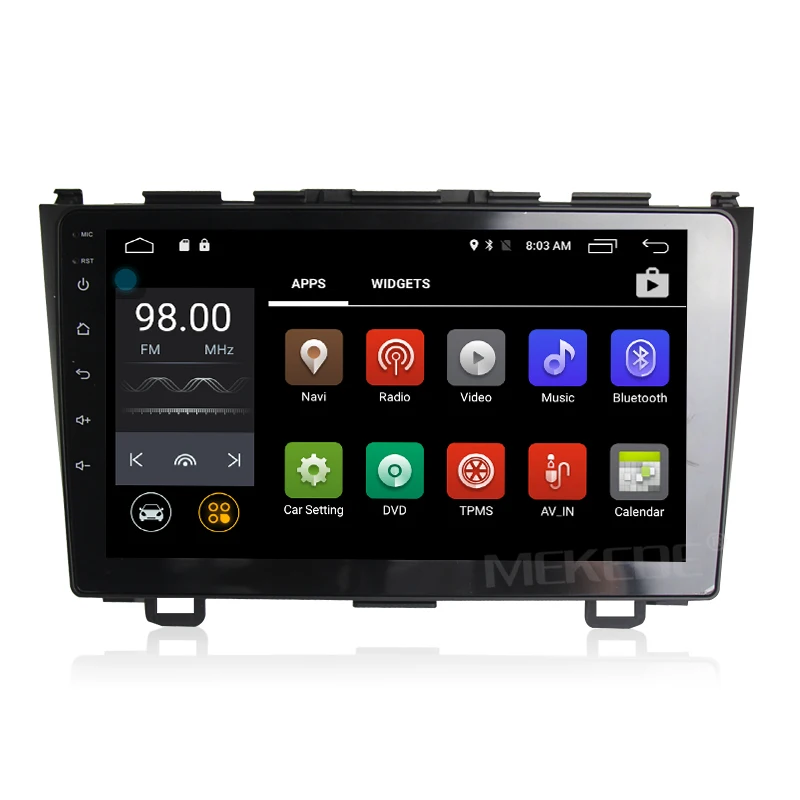 Perfect MEKEDE free shipping 2GRAM 1 Din Android 7.1 GPS Car Radio 9inch for Honda/CRV  CR-V 2007-2011 Radio Car Stereo 4G LTE RDS 7
