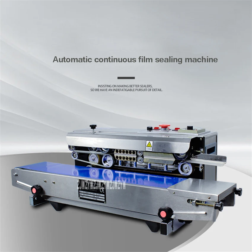 SF-150W Automatic Film Sealing Machine Continuous Plastic Bag Commercial Food 110V/220V 500W | Инструменты