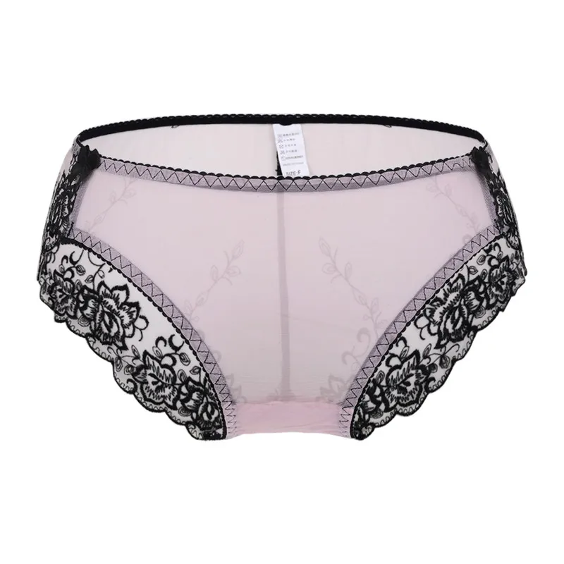 BEFORW Seamless Lace Sexy Net Yarn Panties Low waist within Temptation Underwear Women Lace Embroidery Transparent Panties BEFORW Seamless Lace Sexy Net Yarn Panties Low waist within Temptation Underwear Women Lace Embroidery Transparent Panties