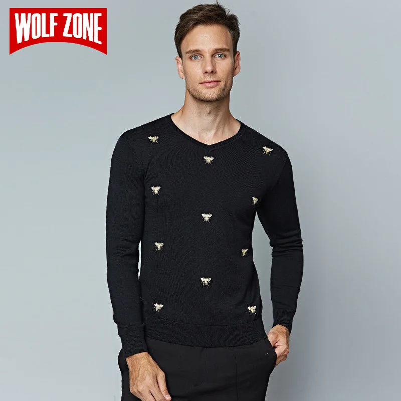 2017 Hot Sale Winter Wool Sweater Men Business Casual