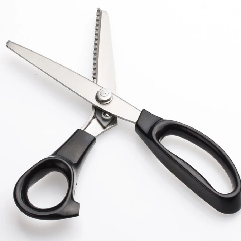 

1Pcs 3mm/5mm/7mm Zig Zag Sewing Cut Dressmaking Tailor Shear Pinking Scissor Leather Handicraft Fabric Upholstery Tool Textile