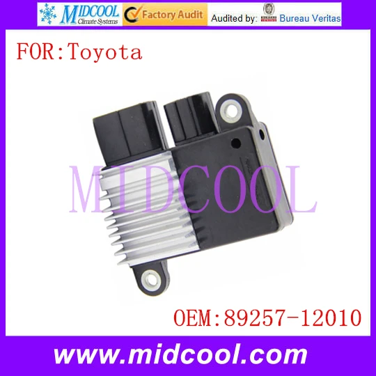 Вентилятор охлаждения Управление модуль резистор использование oe НЕТ. 89257-12010 для Toyota Corolla Matrix