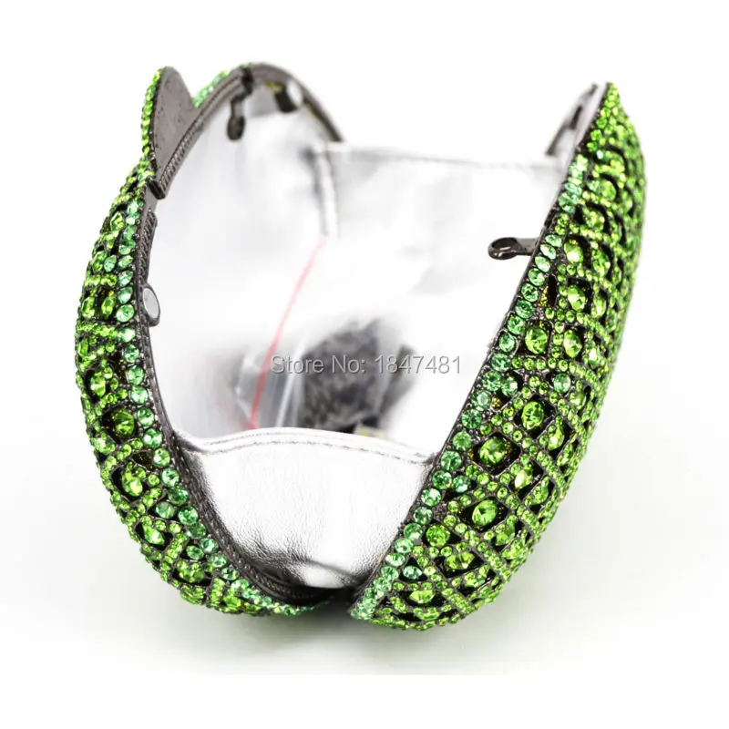 Зеленый Кристалл Клатч Сумочка роскошный алмаз Бирюзовый клатч вечерняя сумочка