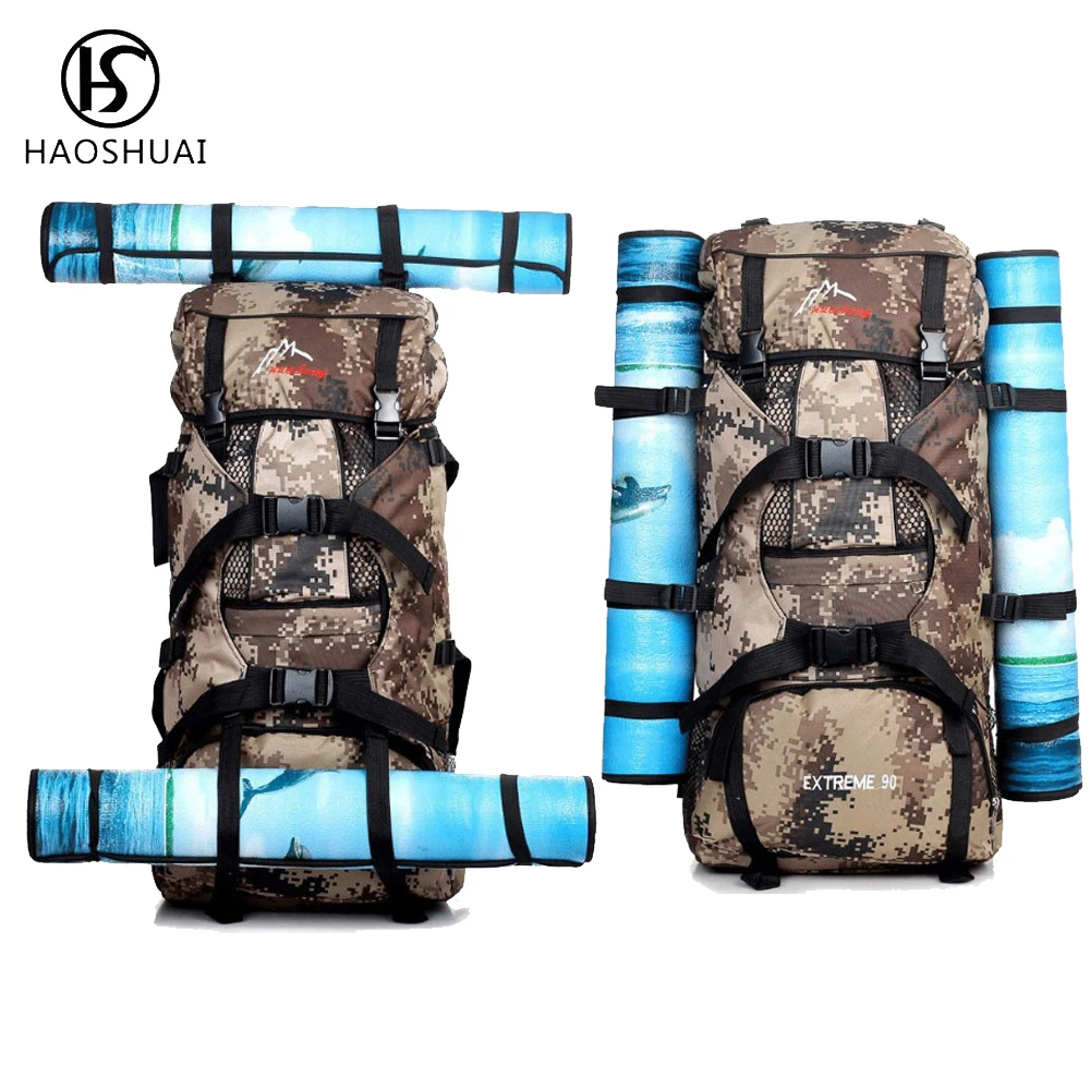 New Camouflage Backpacks Unisex Leisure Backpacks Military Backpack 90L Waterproof Nylon Travel Men Mountaineering Bags цена New Camouflage Backpacks Unisex Leisure Backpacks Military Backpack 90L Waterproof Nylon Travel Men Mountaineering Bags цены онлайн