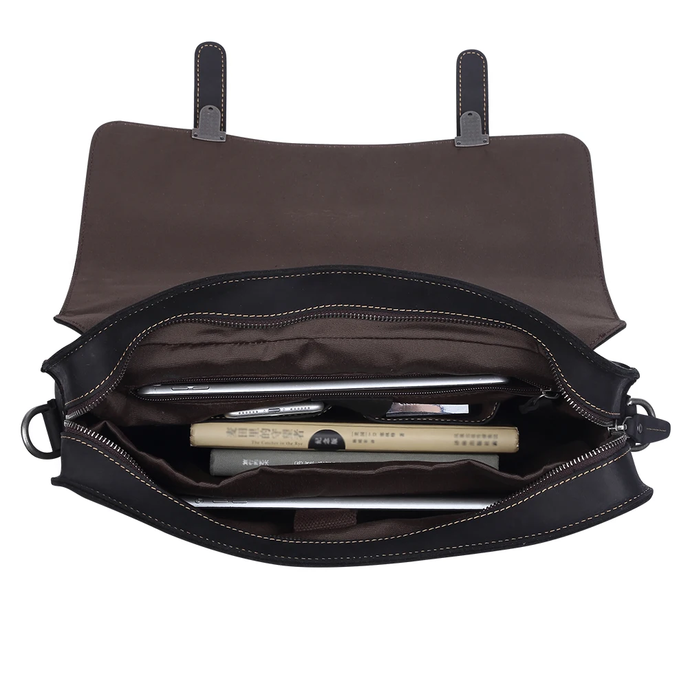 JOYIR мужской портфель из натуральной кожи сумка-мессенджер сумка для ноутбука Crzay Horse кожаная офисная сумка на плечо для компьютера мужская сумка