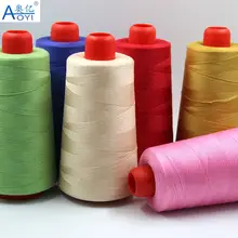 20 S/3 хлопковая нить 0,35 мм используется для одежды ткань 3000 м джинсовая швейная нить прочная и носимая швейная машина полиэфирная нить