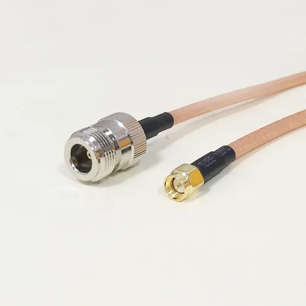 High-quality low-attenuation SMA Male Plug Switch N Female Jack RF coax cable RG142 50CM 20