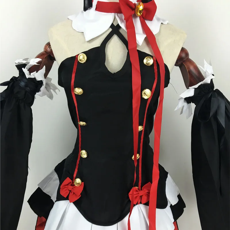 Coshome Owari No Seraph Of The End Krul Tepes Wigs Cosplay Costumes Lolita Dress Vampire Uniforms For Halloween Party (6)