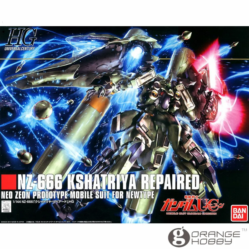 OHS Bandai HGUC 179 1/144 NZ-666 кшатриев Ремонт мобильных костюм сборки модель Наборы