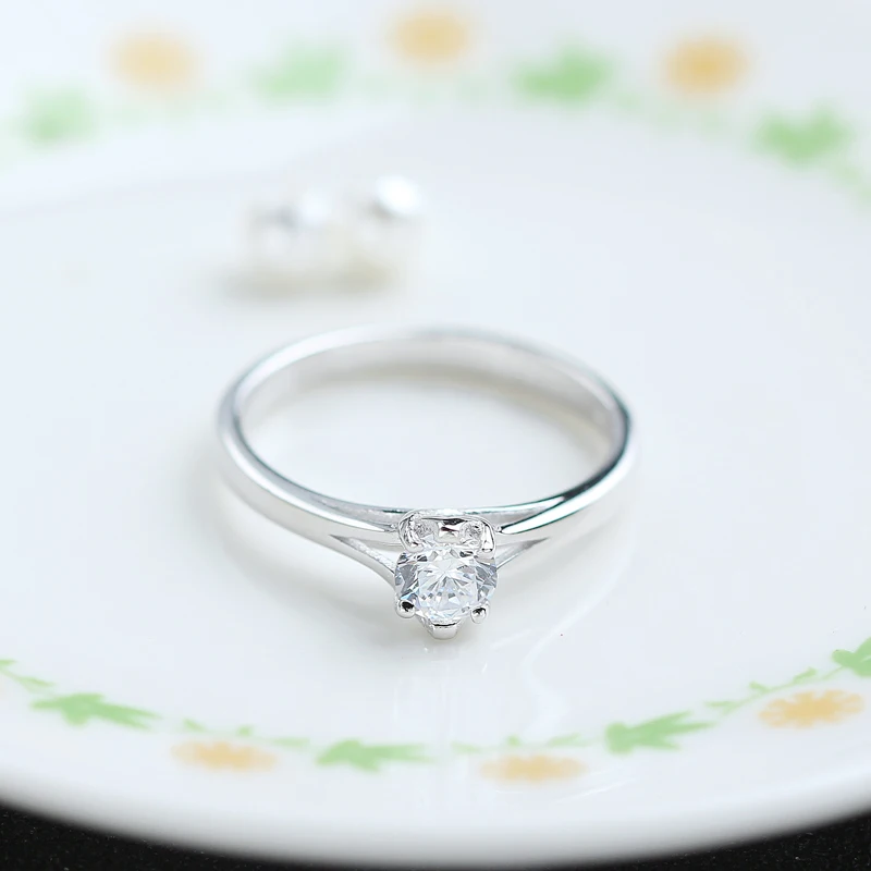 Женские кольца кольцо из стерлингового серебра 925 пробы элегантное anillos bague femme