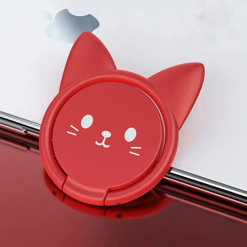 Cat Mobile Phone Holder Stand Spin 360 Degree Finger Ring Holder For iPhone Samsung Stand Suitable For Magnetic Car Phone Holder Cat Mobile Phone Holder Stand Spin 360 Degree Finger Ring Holder For iPhone Samsung Stand Suitable For Magnetic Car Phone Holder