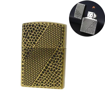 

Retro Bronze Meteorites Metal Lighter Inflatable Butane Torch Turbo Gas Lighter Fire Relief Cigarette Lighters
