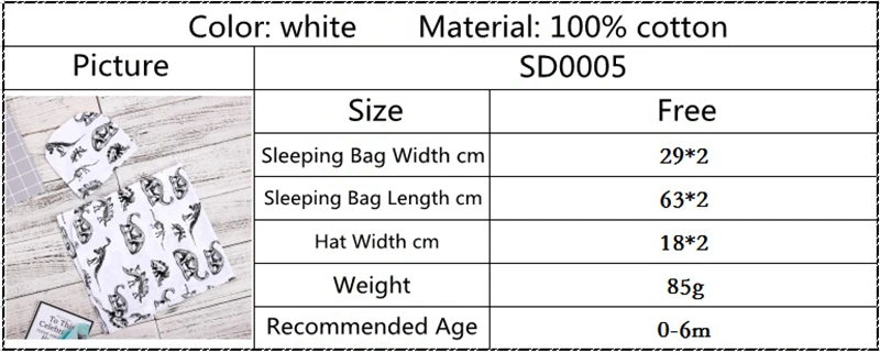 Новорожденный мир динозавров спальный мешок 2 шт. хлопка пеленать мешок для девочек и мальчиков младенцев конверт-кокон Saco De Dormir Para Bebe