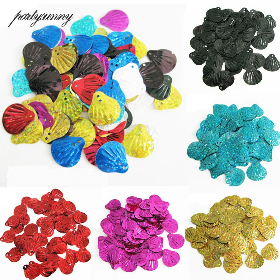 

20g 12mm PVC Shell Sequins Loose Paillettes Spangles for Crafts Glitter Lentejuelas Para Dress Decoration DIY Clothing Accessory