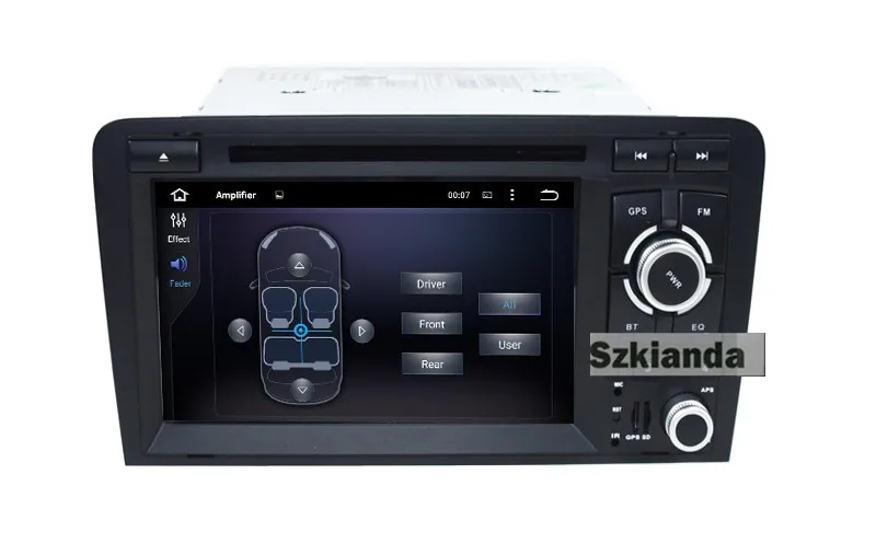 Sale Free Camera+Map Android 7.1 Car DVD GPS For Audi A3 2002-2011 With Wifi 3G GPS Navigation BT Radio Steering wheel control Canbus 7
